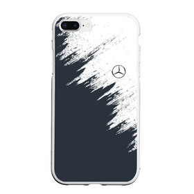Чехол для iPhone 7Plus/8 Plus матовый с принтом Mercedes в Тюмени, Силикон | Область печати: задняя сторона чехла, без боковых панелей | amg | car | mercedes | race | авто | гонки | краска | марка | машина | мерс | мерседес