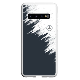 Чехол для Samsung Galaxy S10 с принтом Mercedes в Тюмени, Силикон | Область печати: задняя сторона чехла, без боковых панелей | Тематика изображения на принте: amg | car | mercedes | race | авто | гонки | краска | марка | машина | мерс | мерседес