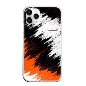 Чехол для iPhone 11 Pro матовый с принтом McLaren в Тюмени, Силикон |  | Тематика изображения на принте: car | mclaren | race | авто | гонки | краска | макларен | марка | машина