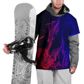 Накидка на куртку 3D с принтом Огненный стиль в Тюмени, 100% полиэстер |  | fire | flame | in fire | smoke | в огне | дым | огненный | огонь | текстуры
