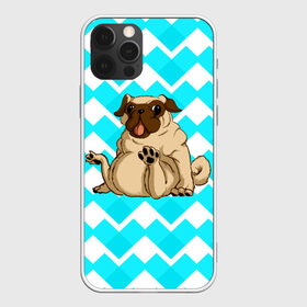 Чехол для iPhone 12 Pro Max с принтом Забавный мопс в Тюмени, Силикон |  | animal | dog | pet | pug | puppy | арт | бульдог | животные | милые | мопс | пес | собаки | текстура