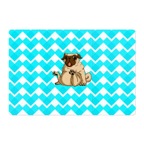 Магнитный плакат 3Х2 с принтом Забавный мопс в Тюмени, Полимерный материал с магнитным слоем | 6 деталей размером 9*9 см | animal | dog | pet | pug | puppy | арт | бульдог | животные | милые | мопс | пес | собаки | текстура