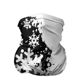 Бандана-труба 3D с принтом Снежные узоры в Тюмени, 100% полиэстер, ткань с особыми свойствами — Activecool | плотность 150‒180 г/м2; хорошо тянется, но сохраняет форму | black | christmas | new year | pattern | white | абстракция | зима | новый год | рождество | снег | снежинки | узор | черно белые