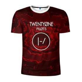 Мужская футболка 3D спортивная с принтом TWENTY ONE PILOTS COLECTION в Тюмени, 100% полиэстер с улучшенными характеристиками | приталенный силуэт, круглая горловина, широкие плечи, сужается к линии бедра | Тематика изображения на принте: 