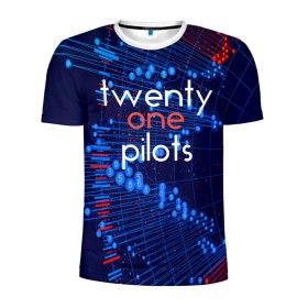 Мужская футболка 3D спортивная с принтом TWENTY ONE PILOTS MUSIC LIFE в Тюмени, 100% полиэстер с улучшенными характеристиками | приталенный силуэт, круглая горловина, широкие плечи, сужается к линии бедра | rock | t.o.p. | top | twenty one pilots | рок