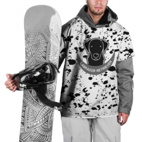 Накидка на куртку 3D с принтом LABRADOR RETRIEVER в Тюмени, 100% полиэстер |  | Тематика изображения на принте: dog | labrador retriever | животные | милые животные | пёсик | пятна | собаки | собачка | текстура