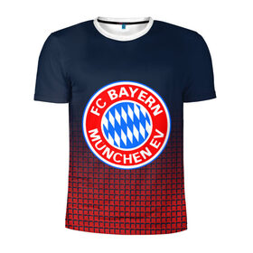 Мужская футболка 3D спортивная с принтом FC Bayern 2018 Original в Тюмени, 100% полиэстер с улучшенными характеристиками | приталенный силуэт, круглая горловина, широкие плечи, сужается к линии бедра | Тематика изображения на принте: bayern | fc | бавария | спорт | спортивные | футбол | футбольный клуб