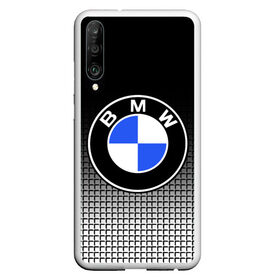 Чехол для Honor P30 с принтом BMW 2018 Black and White IV в Тюмени, Силикон | Область печати: задняя сторона чехла, без боковых панелей | bmw | автомобильные | бмв | машины