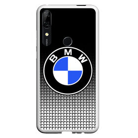 Чехол для Honor P Smart Z с принтом BMW 2018 Black and White IV в Тюмени, Силикон | Область печати: задняя сторона чехла, без боковых панелей | Тематика изображения на принте: bmw | автомобильные | бмв | машины