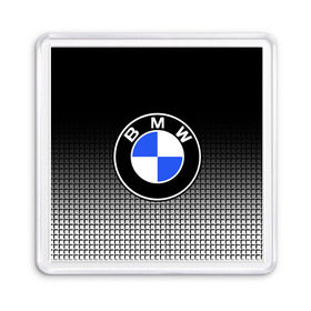 Магнит 55*55 с принтом BMW 2018 Black and White IV в Тюмени, Пластик | Размер: 65*65 мм; Размер печати: 55*55 мм | bmw | автомобильные | бмв | машины