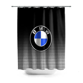Штора 3D для ванной с принтом BMW 2018 Black and White IV в Тюмени, 100% полиэстер | плотность материала — 100 г/м2. Стандартный размер — 146 см х 180 см. По верхнему краю — пластиковые люверсы для креплений. В комплекте 10 пластиковых колец | bmw | автомобильные | бмв | машины