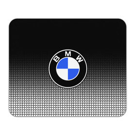 Коврик прямоугольный с принтом BMW 2018 Black and White IV в Тюмени, натуральный каучук | размер 230 х 185 мм; запечатка лицевой стороны | bmw | автомобильные | бмв | машины
