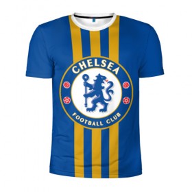 Мужская футболка 3D спортивная с принтом Chelsea 2018 Gold Line в Тюмени, 100% полиэстер с улучшенными характеристиками | приталенный силуэт, круглая горловина, широкие плечи, сужается к линии бедра | chelsea | fc | спорт | спортивные | футбол | футбольный клуб | челси