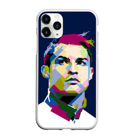 Чехол для iPhone 11 Pro Max матовый с принтом Cristiano Ronaldo в Тюмени, Силикон |  | криштиану | реал мадрид | роналду