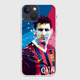 Чехол для iPhone 13 mini с принтом Lionel Messi в Тюмени,  |  | barcelona | lionel | messi | барселона | лионель | месси | поп арт