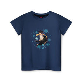 Детская футболка хлопок с принтом Howl в Тюмени, 100% хлопок | круглый вырез горловины, полуприлегающий силуэт, длина до линии бедер | howl | howls moving castle | хаул | ходячий замок | ходячий замок хаула