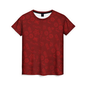 Женская футболка 3D с принтом Очень Странные дела Бомбинг в Тюмени, 100% полиэфир ( синтетическое хлопкоподобное полотно) | прямой крой, круглый вырез горловины, длина до линии бедер | stranger things | паттерн | триллер