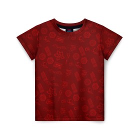 Детская футболка 3D с принтом Очень Странные дела Бомбинг в Тюмени, 100% гипоаллергенный полиэфир | прямой крой, круглый вырез горловины, длина до линии бедер, чуть спущенное плечо, ткань немного тянется | stranger things | паттерн | триллер