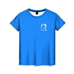 Женская футболка 3D с принтом Team Liquid Uniform в Тюмени, 100% полиэфир ( синтетическое хлопкоподобное полотно) | прямой крой, круглый вырез горловины, длина до линии бедер | dota | dota 2 | rpg | support | team | team liquid | дизайн | дота | игры | известные | киберспорт | логотип | спорт | униформа | эмблема