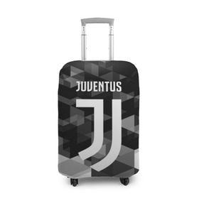 Чехол для чемодана 3D с принтом Juventus 2018 Geometry Sport в Тюмени, 86% полиэфир, 14% спандекс | двустороннее нанесение принта, прорези для ручек и колес | juventus | спорт | спортивные | футбол | футбольный клуб | ювентус