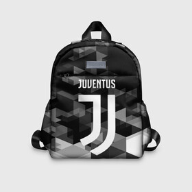 Детский рюкзак 3D с принтом JUVENTUS / ЮВЕНТУС GEOMETRY SPORT в Тюмени, 100% полиэстер | лямки с регулируемой длиной, сверху петелька, чтобы рюкзак можно было повесить на вешалку. Основное отделение закрывается на молнию, как и внешний карман. Внутри дополнительный карман. По бокам два дополнительных кармашка | juventus | спорт | спортивные | футбол | футбольный клуб | ювентус