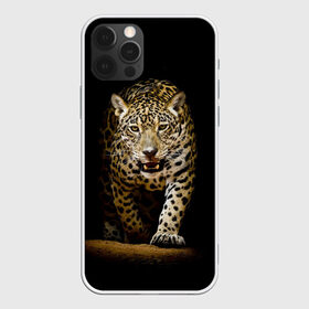 Чехол для iPhone 12 Pro Max с принтом Leopard в Тюмени, Силикон |  | дикая кошка | зверь | клыки | кот | леопард | оскал | пантера | природа | хищник | ягуар