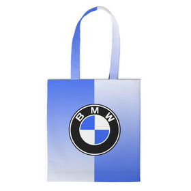 Сумка 3D повседневная с принтом BMW brand color в Тюмени, 100% полиэстер | Плотность: 200 г/м2; Размер: 34×35 см; Высота лямок: 30 см | 