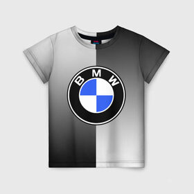 Детская футболка 3D с принтом BMW 2018 Reverse в Тюмени, 100% гипоаллергенный полиэфир | прямой крой, круглый вырез горловины, длина до линии бедер, чуть спущенное плечо, ткань немного тянется | Тематика изображения на принте: bmw | автомобиль | автомобильные | бмв | машины