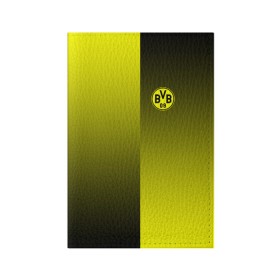 Обложка для паспорта матовая кожа с принтом FC Borussia 2018 Reverse в Тюмени, натуральная матовая кожа | размер 19,3 х 13,7 см; прозрачные пластиковые крепления | 