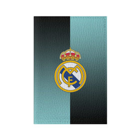 Обложка для паспорта матовая кожа с принтом Real Madrid 2018 Reverse в Тюмени, натуральная матовая кожа | размер 19,3 х 13,7 см; прозрачные пластиковые крепления | emirates | fc | real madrid | реал мадрид | футбольный клуб | эмблема