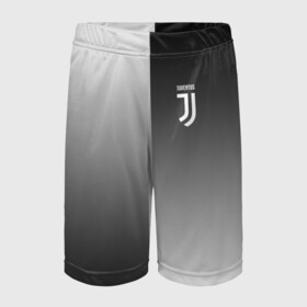 Детские спортивные шорты 3D с принтом Juventus 2018 Reverse в Тюмени,  100% полиэстер
 | пояс оформлен широкой мягкой резинкой, ткань тянется
 | Тематика изображения на принте: fly emirates | juventus | ronaldo | клуб | линии | мода | модные | мяч | реал мадрид | спорт | спортивные | стиль | футбол | футбольный клуб | экстрим | эмблема | ювентус