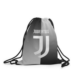 Рюкзак-мешок 3D с принтом Juventus 2018 Reverse в Тюмени, 100% полиэстер | плотность ткани — 200 г/м2, размер — 35 х 45 см; лямки — толстые шнурки, застежка на шнуровке, без карманов и подкладки | Тематика изображения на принте: fly emirates | juventus | ronaldo | клуб | линии | мода | модные | мяч | реал мадрид | спорт | спортивные | стиль | футбол | футбольный клуб | экстрим | эмблема | ювентус