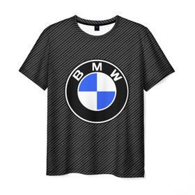 Мужская футболка 3D с принтом BMW CARBON в Тюмени, 100% полиэфир | прямой крой, круглый вырез горловины, длина до линии бедер | bmw | bmw motorsport | bmw performance | carbon | m | motorsport | performance | sport | бмв | карбон | моторспорт | спорт