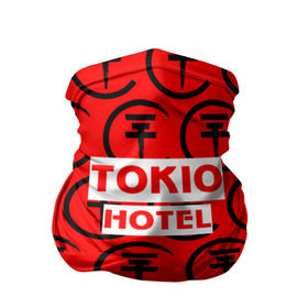 Бандана-труба 3D с принтом Tokio Hotel band logo 2018 в Тюмени, 100% полиэстер, ткань с особыми свойствами — Activecool | плотность 150‒180 г/м2; хорошо тянется, но сохраняет форму | Тематика изображения на принте: logo | music | pop | rock | tokio hotel | альтернатива | германия | металл | музыка | музыкальный | поп | рок