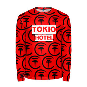 Мужской лонгслив 3D с принтом Tokio Hotel band logo 2018 в Тюмени, 100% полиэстер | длинные рукава, круглый вырез горловины, полуприлегающий силуэт | Тематика изображения на принте: logo | music | pop | rock | tokio hotel | альтернатива | германия | металл | музыка | музыкальный | поп | рок