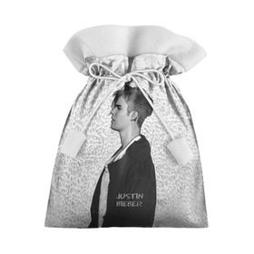 Подарочный 3D мешок с принтом Justin в Тюмени, 100% полиэстер | Размер: 29*39 см | bieber | justin bieber | бибер | джастин бибер