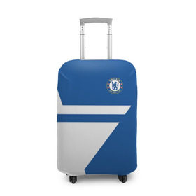 Чехол для чемодана 3D с принтом CHELSEA STAR в Тюмени, 86% полиэфир, 14% спандекс | двустороннее нанесение принта, прорези для ручек и колес | chelsea | fc | спорт | спортивные | фк | футбол | футбольный клуб | челси