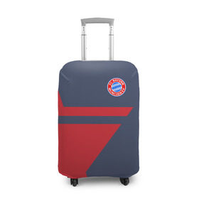 Чехол для чемодана 3D с принтом FC Bayern 2018 STAR в Тюмени, 86% полиэфир, 14% спандекс | двустороннее нанесение принта, прорези для ручек и колес | bayern | fc | бавария | спорт | спортивные | фк | футбол | футбольный клуб