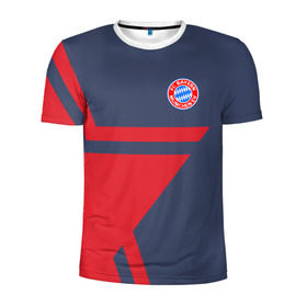 Мужская футболка 3D спортивная с принтом FC Bayern 2018 STAR в Тюмени, 100% полиэстер с улучшенными характеристиками | приталенный силуэт, круглая горловина, широкие плечи, сужается к линии бедра | Тематика изображения на принте: bayern | fc | бавария | спорт | спортивные | фк | футбол | футбольный клуб