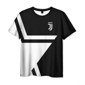 Мужская футболка 3D с принтом Juventus 2018 STAR в Тюмени, 100% полиэфир | прямой крой, круглый вырез горловины, длина до линии бедер | Тематика изображения на принте: fc | juventus | спорт | спортивные | фк | футбол | футбольный клуб | ювентус