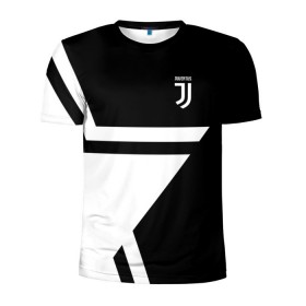 Мужская футболка 3D спортивная с принтом Juventus 2018 STAR в Тюмени, 100% полиэстер с улучшенными характеристиками | приталенный силуэт, круглая горловина, широкие плечи, сужается к линии бедра | fc | juventus | спорт | спортивные | фк | футбол | футбольный клуб | ювентус