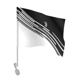 Флаг для автомобиля с принтом Juventus 2018 Line в Тюмени, 100% полиэстер | Размер: 30*21 см | fly emirates | juventus | ronaldo | клуб | линии | мода | модные | мяч | реал мадрид | спорт | спортивные | стиль | футбол | футбольный клуб | экстрим | эмблема | ювентус