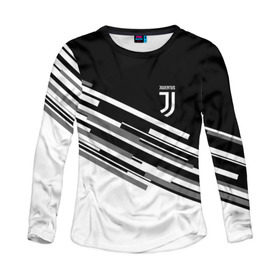 Женский лонгслив 3D с принтом Juventus 2018 Line в Тюмени, 100% полиэстер | длинные рукава, круглый вырез горловины, полуприлегающий силуэт | fly emirates | juventus | ronaldo | клуб | линии | мода | модные | мяч | реал мадрид | спорт | спортивные | стиль | футбол | футбольный клуб | экстрим | эмблема | ювентус