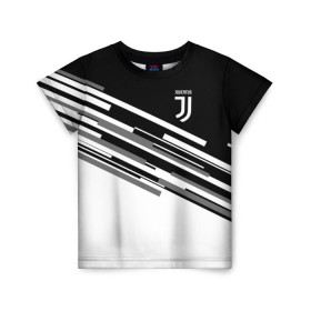 Детская футболка 3D с принтом Juventus 2018 Line в Тюмени, 100% гипоаллергенный полиэфир | прямой крой, круглый вырез горловины, длина до линии бедер, чуть спущенное плечо, ткань немного тянется | Тематика изображения на принте: fly emirates | juventus | ronaldo | клуб | линии | мода | модные | мяч | реал мадрид | спорт | спортивные | стиль | футбол | футбольный клуб | экстрим | эмблема | ювентус