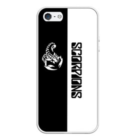 Чехол для iPhone 5/5S матовый с принтом Scorpions в Тюмени, Силикон | Область печати: задняя сторона чехла, без боковых панелей | scorpions | группа | скорпионс | хард | хардрок