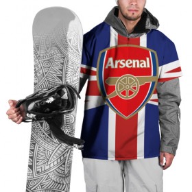 Накидка на куртку 3D с принтом FC Arsenal в Тюмени, 100% полиэстер |  | Тематика изображения на принте: arsenal | england | football | logo | sport | англия | арсенал | арт | лига | лого | спорт | текстура | фк | флаг | футбол | футбольный клуб | эмблема