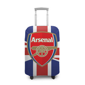 Чехол для чемодана 3D с принтом FC Arsenal в Тюмени, 86% полиэфир, 14% спандекс | двустороннее нанесение принта, прорези для ручек и колес | arsenal | england | football | logo | sport | англия | арсенал | арт | лига | лого | спорт | текстура | фк | флаг | футбол | футбольный клуб | эмблема