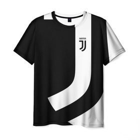 Мужская футболка 3D с принтом Juventus 2018 Original в Тюмени, 100% полиэфир | прямой крой, круглый вырез горловины, длина до линии бедер | fc | fly emirates | лого | париж | спорт | спортивные | фк | футбольный клуб