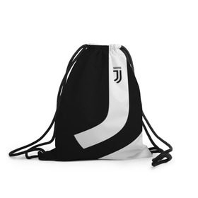 Рюкзак-мешок 3D с принтом Juventus 2018 Original в Тюмени, 100% полиэстер | плотность ткани — 200 г/м2, размер — 35 х 45 см; лямки — толстые шнурки, застежка на шнуровке, без карманов и подкладки | fc | fly emirates | лого | париж | спорт | спортивные | фк | футбольный клуб