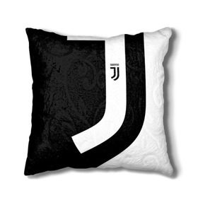 Подушка 3D с принтом Juventus 2018 Original в Тюмени, наволочка – 100% полиэстер, наполнитель – холлофайбер (легкий наполнитель, не вызывает аллергию). | состоит из подушки и наволочки. Наволочка на молнии, легко снимается для стирки | fc | fly emirates | лого | париж | спорт | спортивные | фк | футбольный клуб
